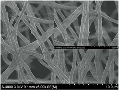 The Maximal Wrinkle Angle During the Bubble Collapse and Its Application to the Bubble Electrospinning